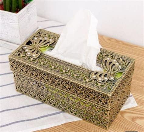 metal scroll tissue box|Metal Decorative Tissue Box .